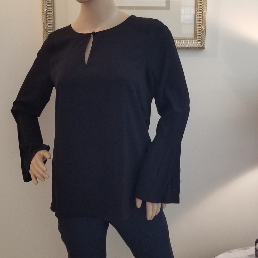 NWT Ann Taylor Pleated Sleeve Top